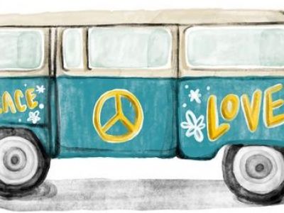 Solo-hippie-bus